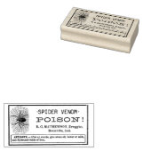 SPIDER VENOM -  Apotheker Label Rubberstempel (Gestempeld)