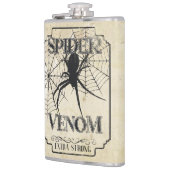 Spider Venom - Donkere Gotische Humor Heupfles (Links)