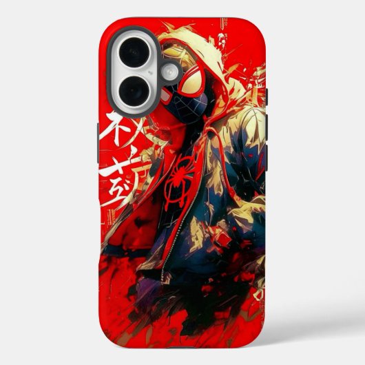 Spider-Verse Artistic Anime iPhone Case (Achterkant)