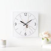 Spider Vierkante Klok (Huis)