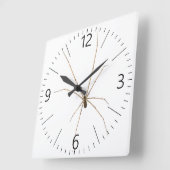 Spider Vierkante Klok (Hoek)