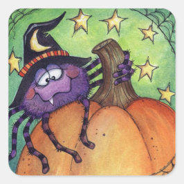 Spider Vierkante Sticker