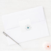 Spider Vierkante Sticker (Envelop)