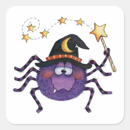 Spider Vierkante Sticker
