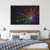 Spider Web 1 Wrapped Canvas (Insitu (Slaapkamer))