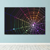 Spider Web 1 Wrapped Canvas (Insitu (Houten vloer))