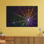 Spider Web 1 Wrapped Canvas Afdruk (Insitu (Woonkamer))
