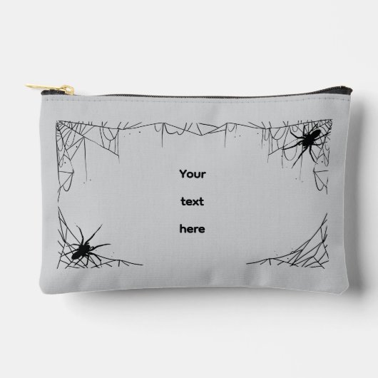 Spider Web Bag – griezelig Schattige accessoirezak Etui (Voorkant)