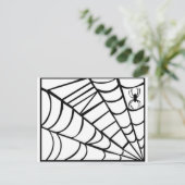 Spider Web Briefkaart (Staand voorkant)