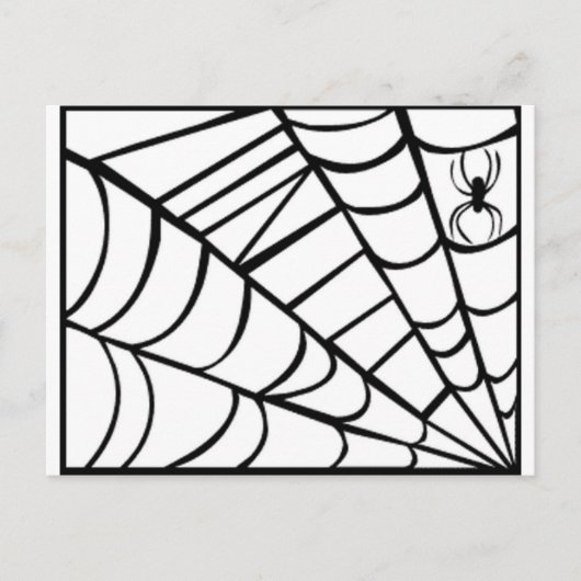Spider Web Briefkaart (Voorkant)