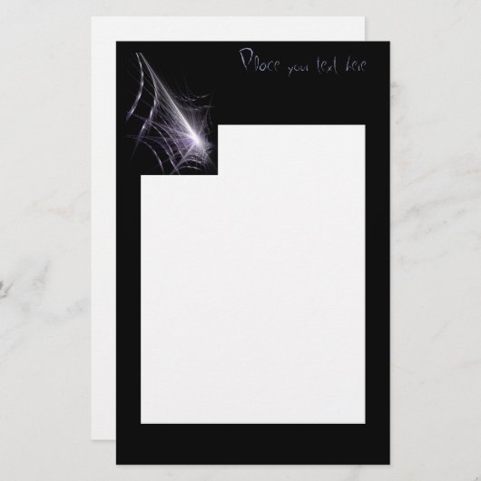 Spider Web Briefpapier (Voorkant / Achterkant)