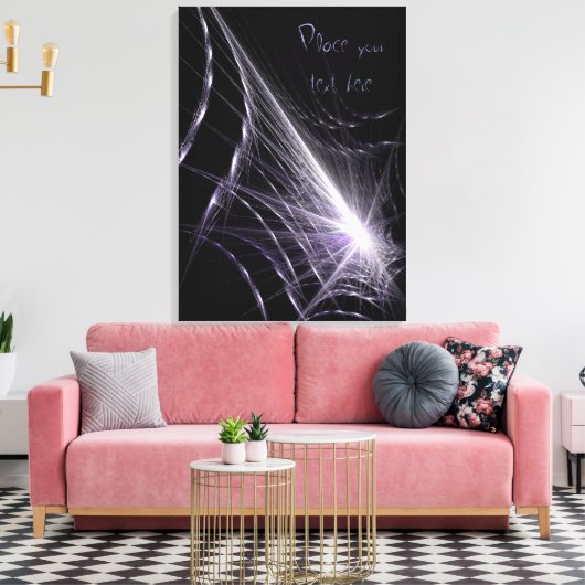 Spider Web Canvas Afdruk (Insitu (Woonkamer))