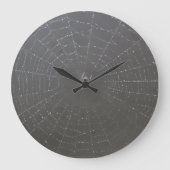 Spider Web Clock Grote Klok (Voorkant)