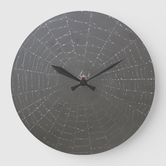 Spider Web Clock Grote Klok (Voorkant)