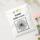 Spider Web en Black Spider Halloween Bedankzakje (Gezegeld)