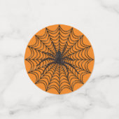 Spider Web en Black Spider Halloween Confetti (Kleine voorkant)