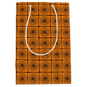 Spider Web en Black Spider Halloween Medium Cadeauzakje (Voorkant)