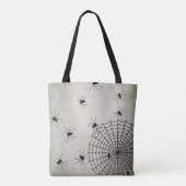 Spider Web en spoky Spiders Tote Bag (Achterkant)