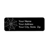 Spider Web Etiket (Voorkant)