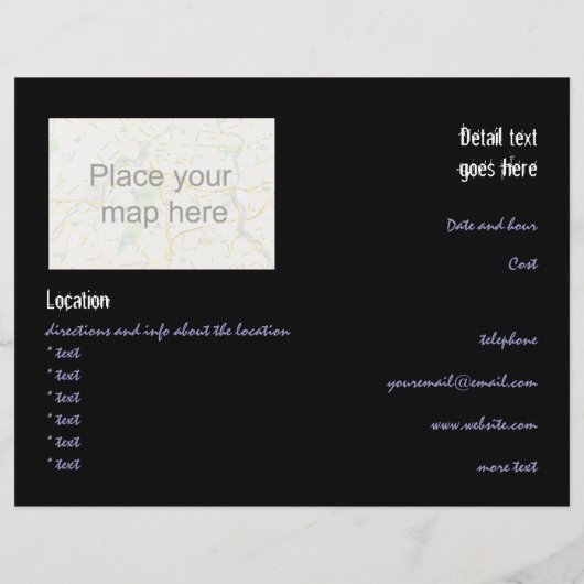 Spider Web Flyer (Achterkant)