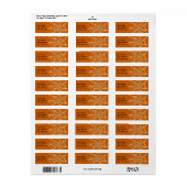 Spider Web Fract Background Return Address Sticker (Full Sheet)