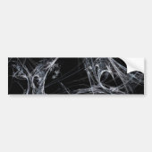 Spider Web Fractal Background Bumpersticker (Voorkant)