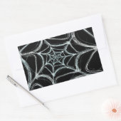 Spider Web Fractal Background Rectangle Sticker (Envelop)
