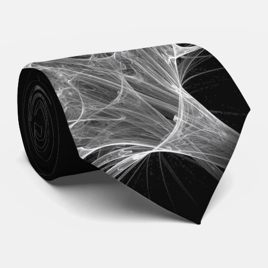 Spider Web Fractal Design Stropdas (Opgerold)