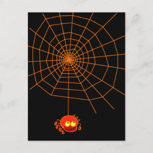 Spider Web Halloween Briefkaart
