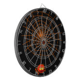 Spider Web Halloween Dart Board Dartbord (Voorkant Links)