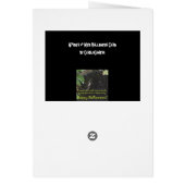 Spider & Web Halloween Kaart (Achterkant)