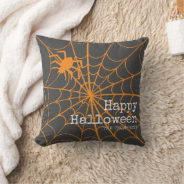 Spider Web Halloween Kussen