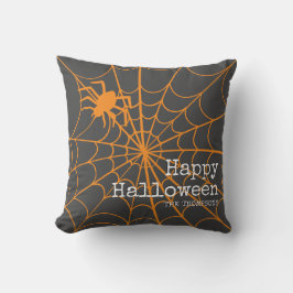Spider Web Halloween Kussen