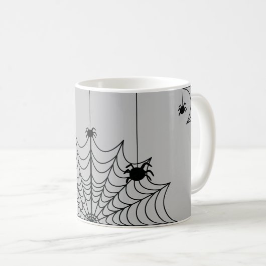 Spider Web Halloween Mok (Voorkant rechts)