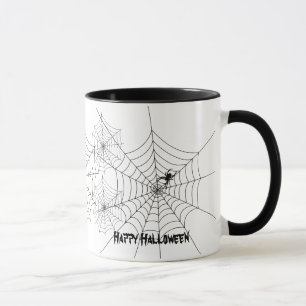 Spider Web Halloween Mok