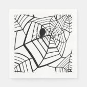 Spider Web - Halloween - Paper Napkin Servetten (Voorkant)