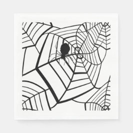 Spider Web - Halloween - Paper Napkin Servetten
