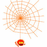 Spider Web Halloween Photo Sculpture Staand Fotobeeldje<br><div class="desc">Spider web Halloween design. Dit ontwerp is aanpasbaar en is beschikbaar voor verschillende producten. Toevoegen van tekst is optioneel.</div>