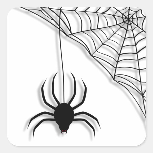 Spider Web Halloween Stickers (Voorkant)