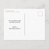 Spider Web Happy Halloween-fotokaart Aankondigingskaart (Achterkant)