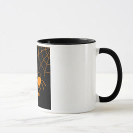Spider Web Happy Halloween Mok