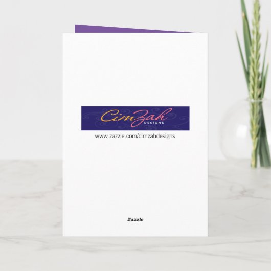 Spider Web - Hoop dat je verjaardag niet wordt gev Kaart (Achterkant)