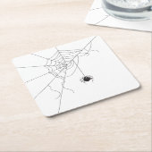 spider web kartonnen onderzetters (Schuin)