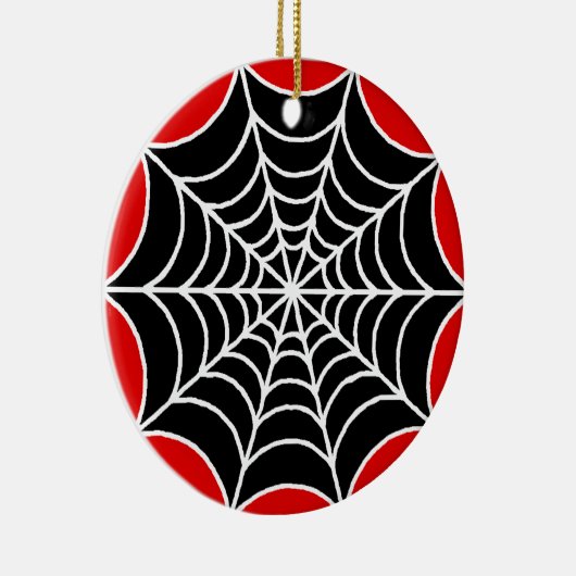 Spider Web Keramisch Ornament (Rechts)