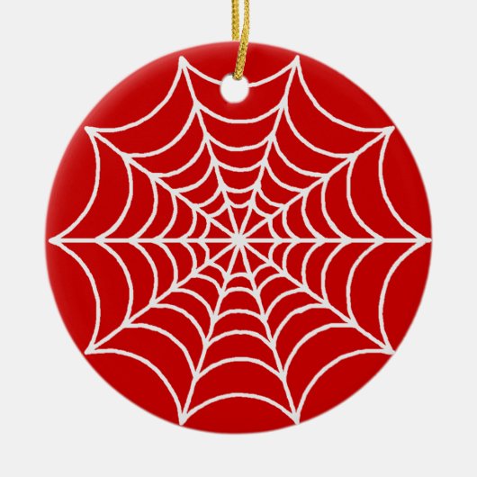 Spider Web Keramisch Ornament (Voorkant)