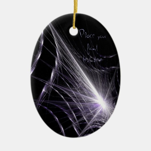 Spider Web Keramisch Ornament (Voorkant)