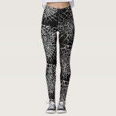 Spider Web Leggings - Gothic Halloween Cobweb (Voorkant)