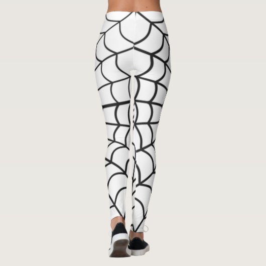 Spider Web Leggings, Halloween kostuum Leggings (Achterkant)