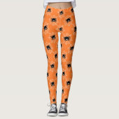 Spider Web Leggings - Vrouwen Halloween Patroon (Voorkant)