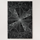 Spider Web Mandala Puzzle Legpuzzel (Verticaal)